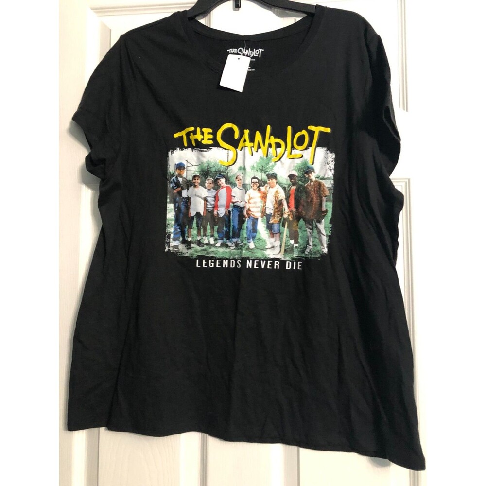 Women's Black The Sandlot T-shirt Size XXL NWT B1